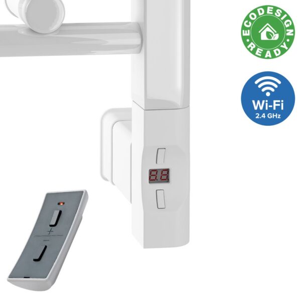 Eastbrook Type F Wi Fi Heating Element With D Shape Cap - Gloss White