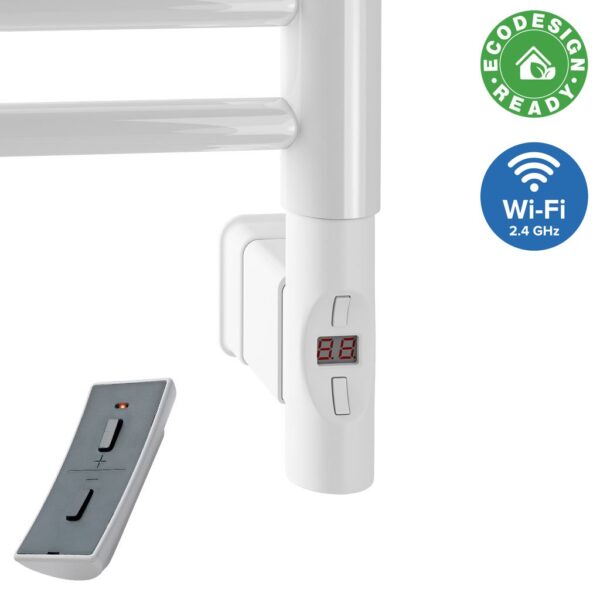 Eastbrook Type F Wi Fi Heating Element With Round Cap - Gloss White