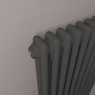 Eastbrook Rivassa 3 Column Radiator - Matt Anthracite - Image 10