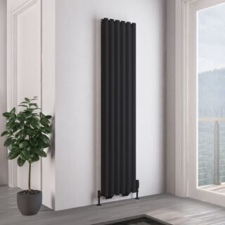 Eastbrook Tunstall Double Designer Radiator - Matt Black - Image 11
