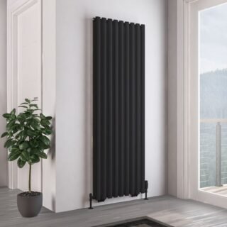 Eastbrook Tunstall Double Designer Radiator - Matt Black - Image 14