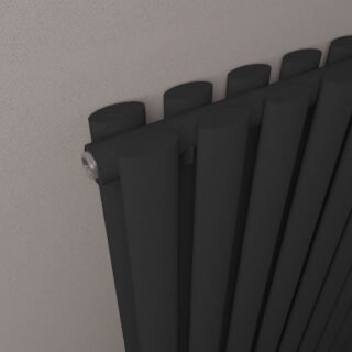 Eastbrook Tunstall Double Designer Radiator - Matt Black - Image 15