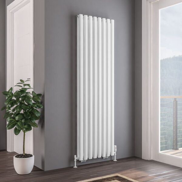 Eastbrook Tunstall Double Designer Radiator - Matt White - Image 7