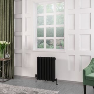 Eastbrook Rivassa 3 Column Radiator - Matt Black - Image 6