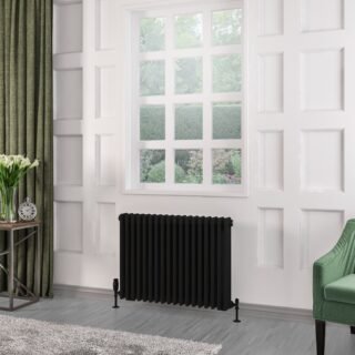 Eastbrook Rivassa 3 Column Radiator - Matt Black - Image 9