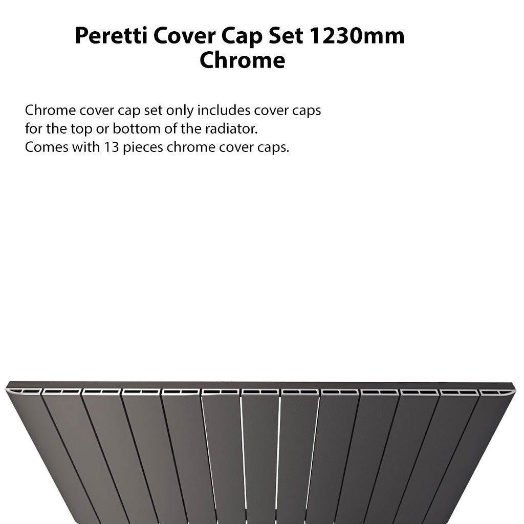 Eastbrook Peretti Cover Cap Set – Chrome - 1230mm
