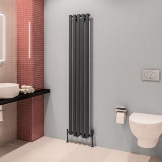 Eastbrook Tunstall Designer Radiator - Matt Anthracite - Image 5
