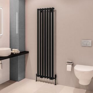 Eastbrook Tunstall Designer Radiator - Matt Black - Image 6