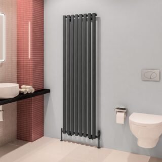 Eastbrook Tunstall Designer Radiator - Matt Anthracite - Image 7