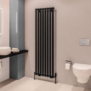 Eastbrook Tunstall Designer Radiator - Matt Black - Image 7