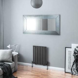 Eastbrook Tunstall Designer Radiator - Matt Anthracite - Image 2