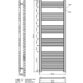 Eastbrook Rion Straight Heated Towel Rail - Chrome - Image 14
