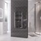 Eastbrook Rion Straight Heated Towel Rail - Chrome - Image 2