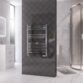 Eastbrook Rion Straight Heated Towel Rail - Chrome - Image 3