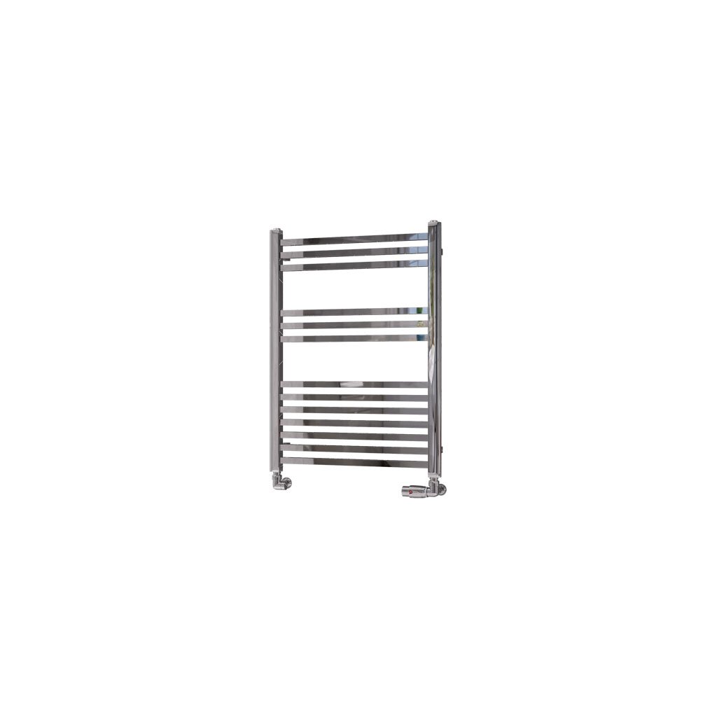 Eastbrook Rion Straight Heated Towel Rail – Chrome - 800mm x 600mm