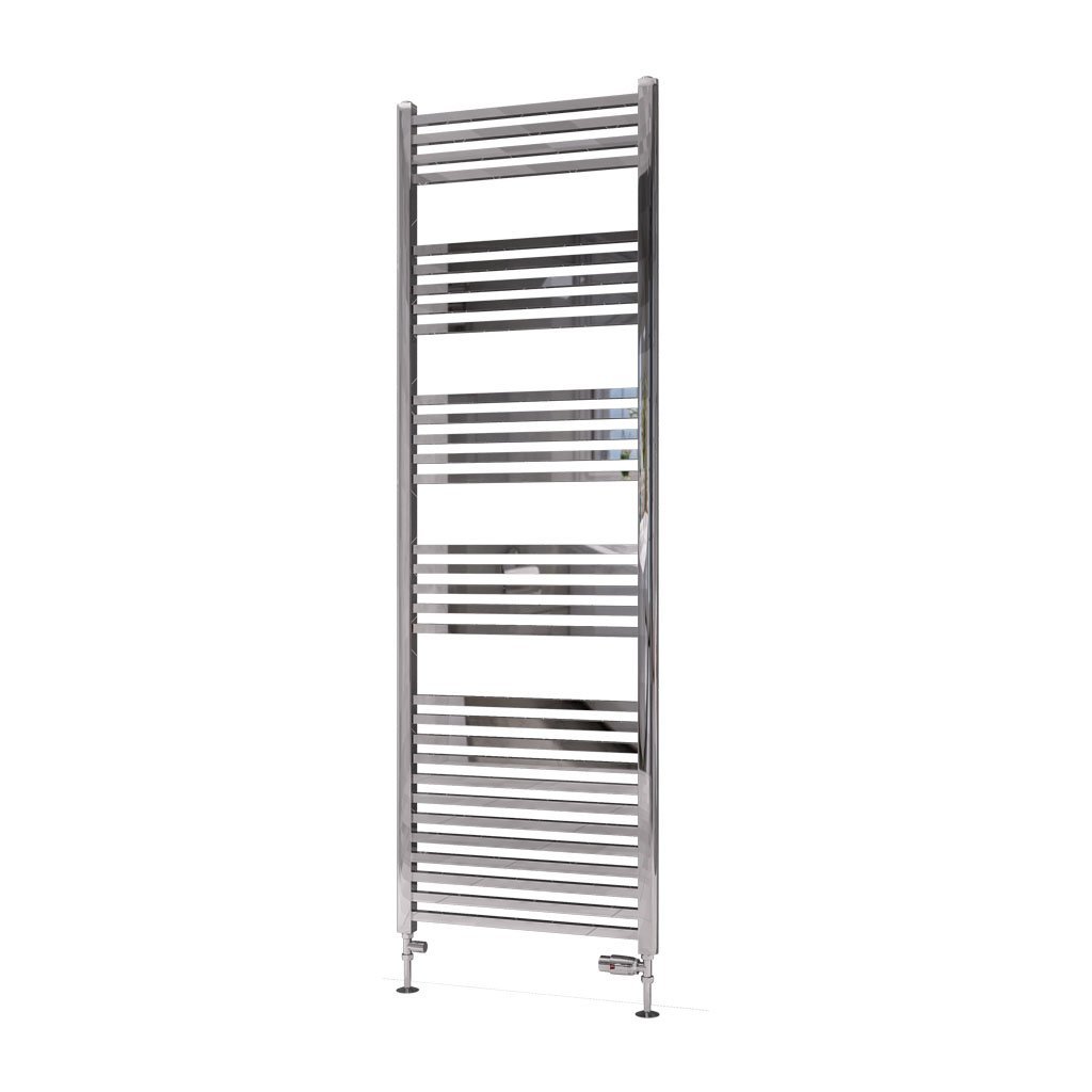 Eastbrook Rion Straight Heated Towel Rail – Chrome - 1800mm x 600mm