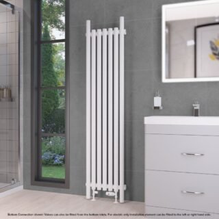Eastbrook Lambourne Single Designer Radiator - Matt White - Image 8