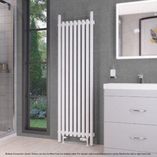 Eastbrook Lambourne Single Designer Radiator - Matt White - Image 9