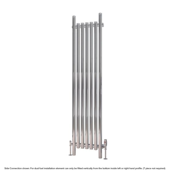 Eastbrook Lambourne Single Designer Radiator - Chrome