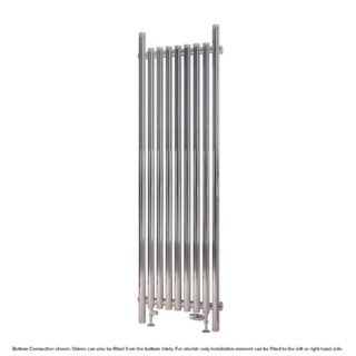 Eastbrook Lambourne Single Designer Radiator - Chrome - Image 3