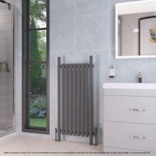 Eastbrook Lambourne Single Designer Radiator - Matt Anthracite - Image 7