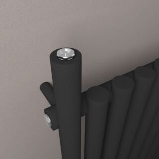 Eastbrook Lambourne Single Designer Radiator - Matt Black - Image 14