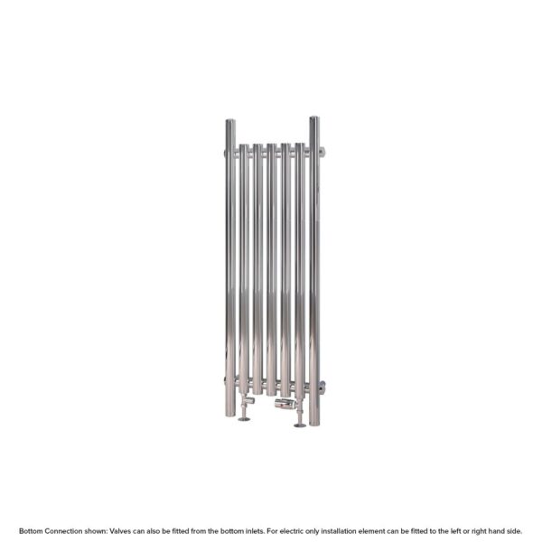 Eastbrook Lambourne Single Designer Radiator - Chrome - Image 4