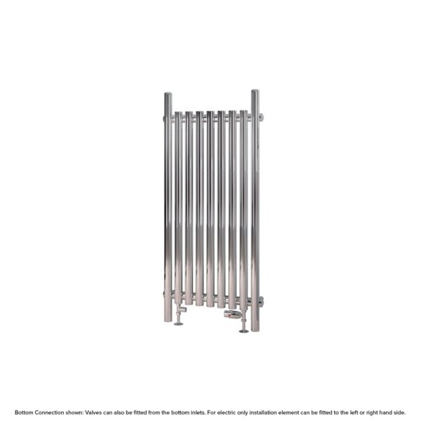 Eastbrook Lambourne Single Designer Radiator - Chrome - Image 5