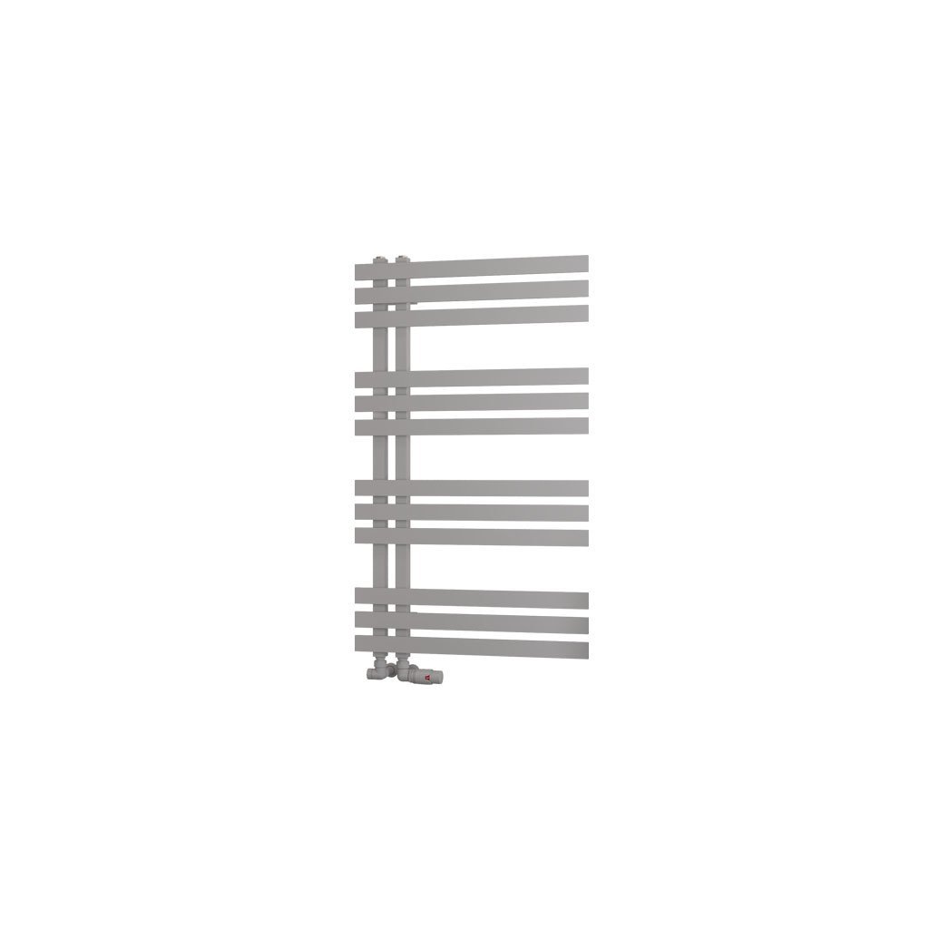 Eastbrook Hurley Straight Designer Heated Towel Rail – Matt Grey - 1000mm x 600mm