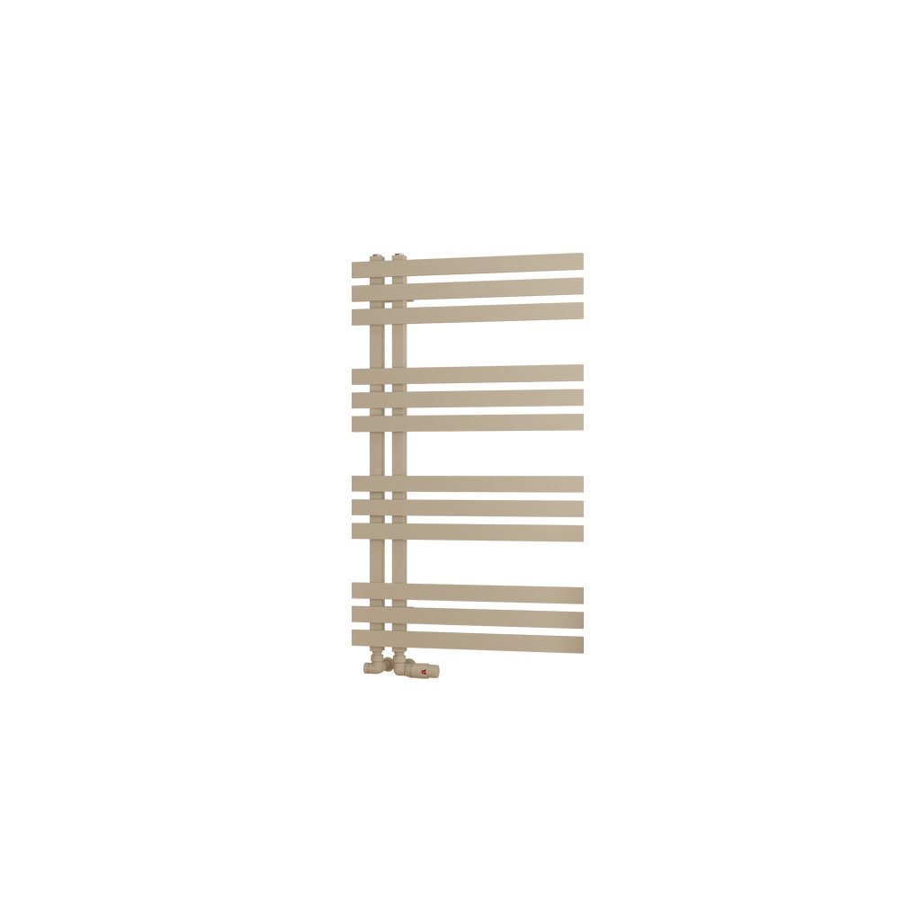 Eastbrook Hurley Straight Designer Heated Towel Rail – Matt Cappuccino - 1000mm x 600mm