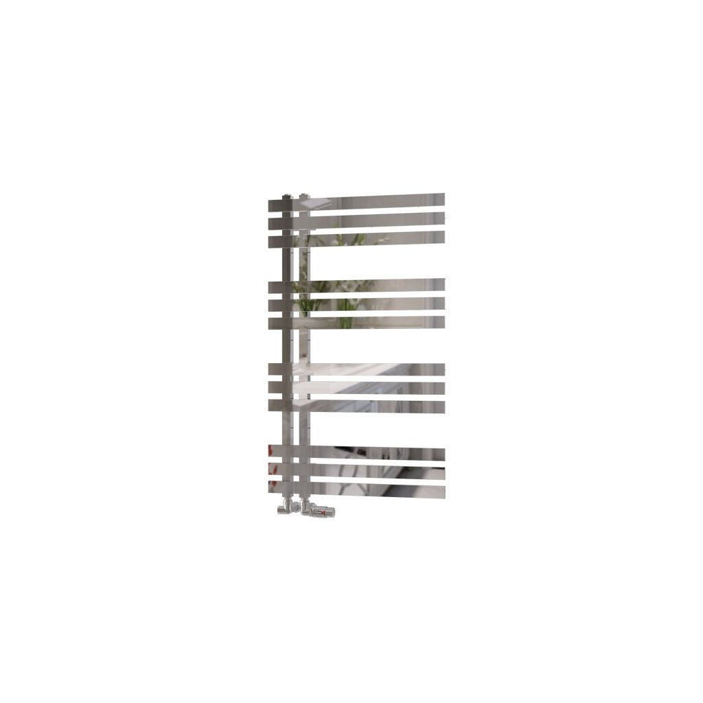 Eastbrook Hurley Straight Designer Heated Towel Rail – Chrome - 1000mm x 600mm