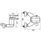 Eastbrook Falmouth Wall Mounted Bath Shower Mixer Tap With Kit - Chrome - Image 2