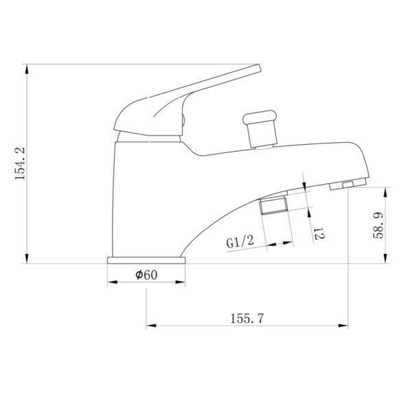 Eastbrook Biava Hi.Flow Bath Filler Tap With Diverter - Chrome - Image 2