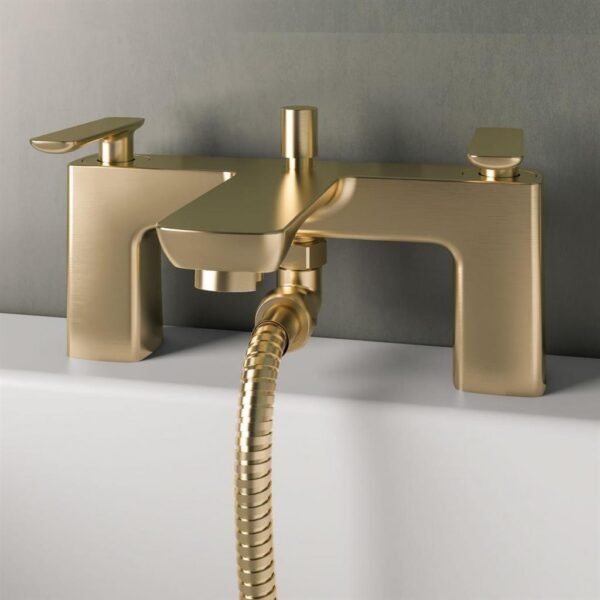 Eastbrook Helston Deck Mounted Bath Shower Mixer Tap With Kit - Image 2