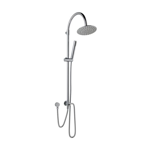 Eastbrook Breeze Rigid Riser Kit With Shower Handset, Hose And Outlet Elbow - Chrome