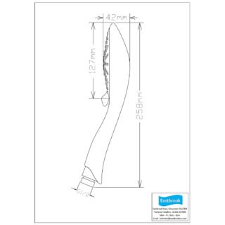 Eastbrook Type 65 Round Shower Handset With Multiple Spray Single Function- Chrome - Image 2