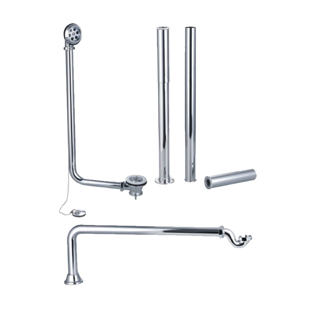 Eastbrook Roll Top Bath Waste Pack - Chrome