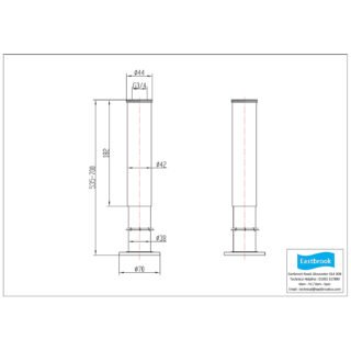 Eastbrook Adjustable Stand Pipes For Concealing Water Supply Pipes - Image 2