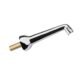 Eastbrook Round Wall Mounted Shower Arm - 172mm Long - Chrome