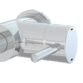 Eastbrook Meriden Wall Mounted Single Side Lever Basin Mixer Tap With Curved Spout - Image 2