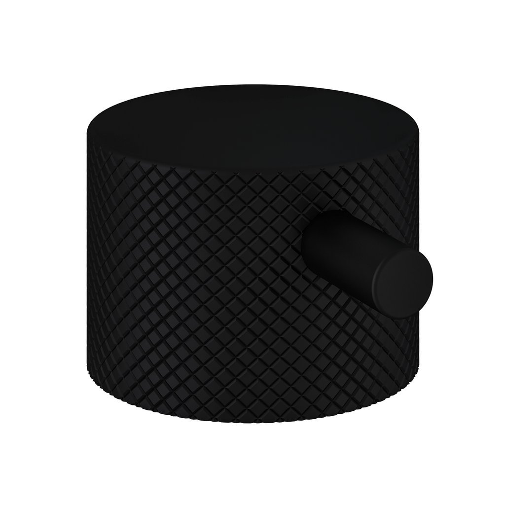 Eastbrook Meriden Full Knurling Handle For Thermostatic Shower Valves - Matt Black
