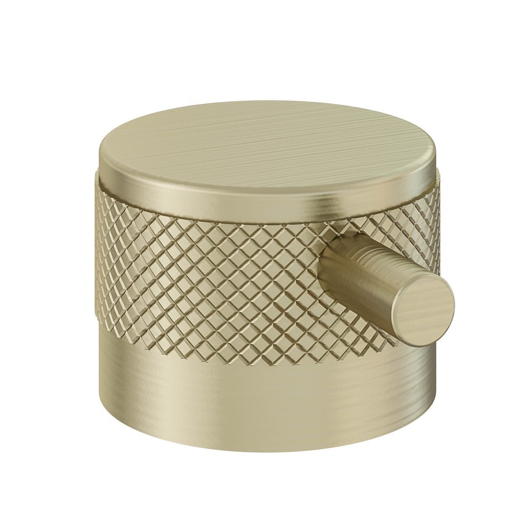 Eastbrook Meriden Half Knurling Handle For Thermostatic Shower Valves - Brushed Brass