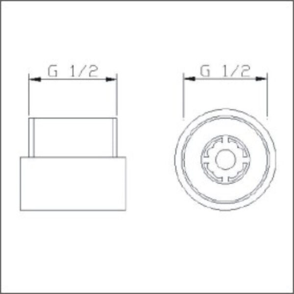 Bristan 4 Litres Per Minute Shower Outlet Flow Limiter - Chrome - Image 2