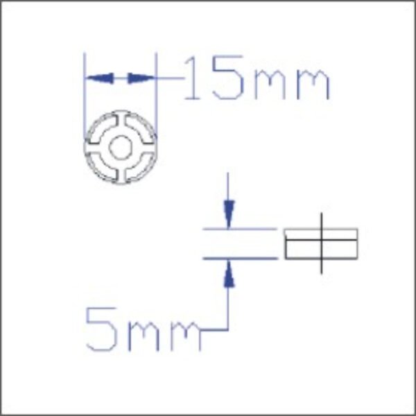 Bristan 2 Litres A Minute Flow Limiter For Basin Tap - Chrome - Image 2