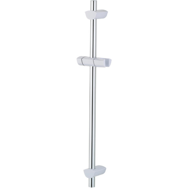 Bristan Evo Riser Rail With Adjustable Fixing Brackets - White/Chrome