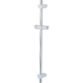 Bristan Evo Riser Rail With Adjustable Fixing Brackets - White/Chrome