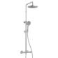Flova Linea 2-Outlet Thermostatic Adjustable Height Shower Column