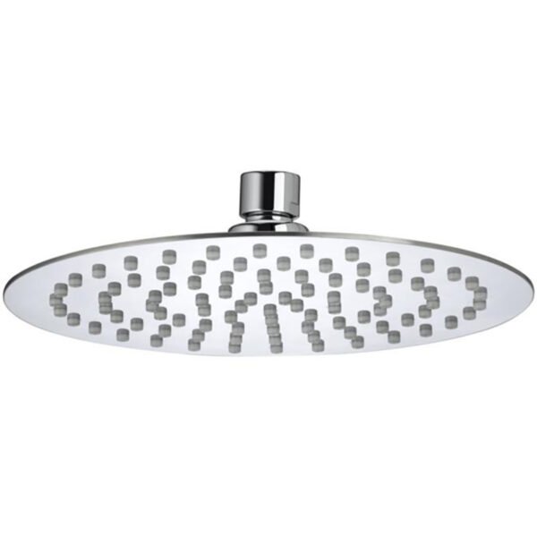 Bristan Slimline Round Fixed Shower Head - 200mm Wide - Chrome