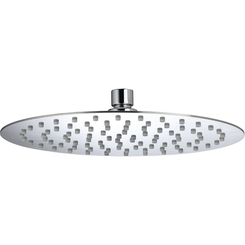 Bristan Slimline Round Fixed Shower Head - 250mm Wide - Chrome
