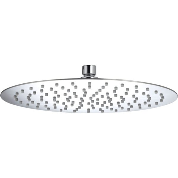 Bristan Slimline Round Fixed Shower Head - 300mm Wide - Chrome